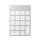 Klawiatura Satechi Slim Wireless Keypad BT (silver) ST-SALKPS / ICSTSALKPS